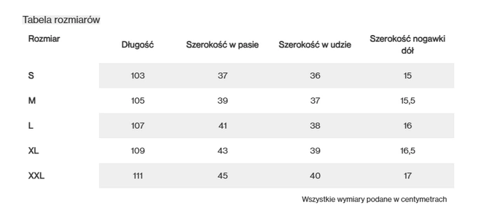 Spodnie męskie Jogger Jeans Baggy Prosto Slate beżowe