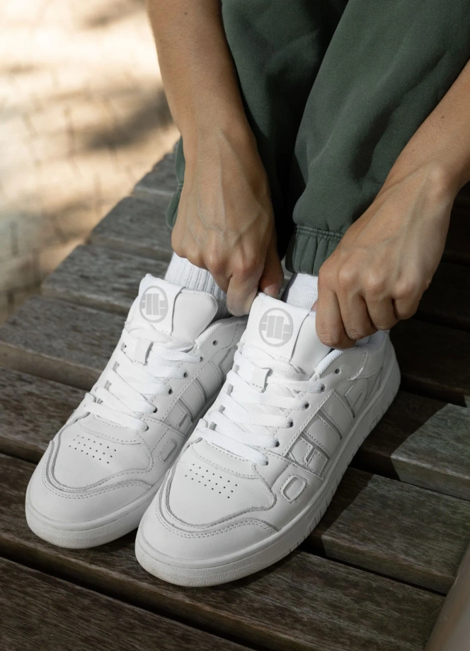 Buty sportowe sneakersy Pit Bull Elkwood białe