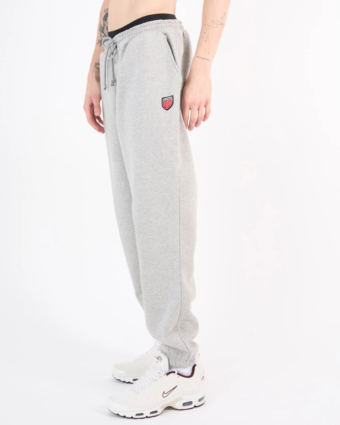 Spodnie dresowe męskie Prosto Shield szare