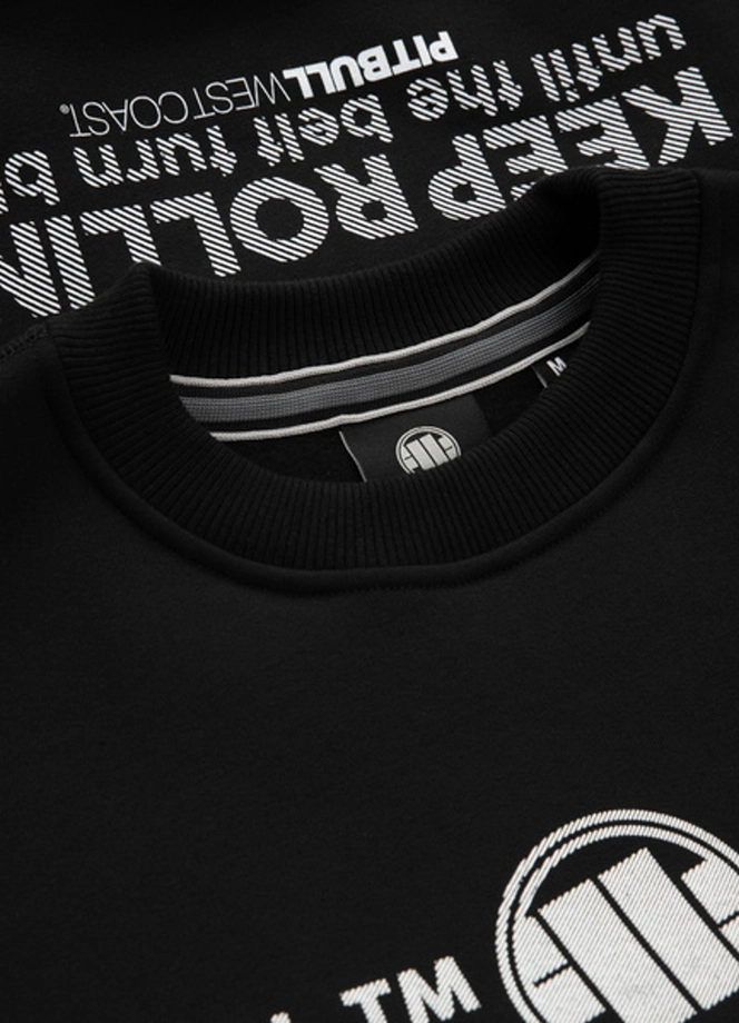 Bluza bez kaptura Pitbull Keep Rolling crewneck black