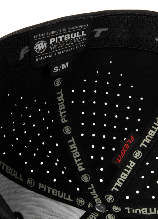 Czapka z daszkiem Full Cap Pit Bull Tech Logo czarna