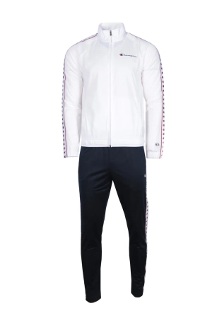 Komplet dresowy męski Champion Tracksuit Śliski biało/granatowy