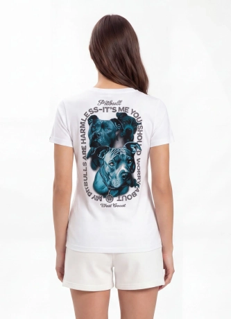 Koszulka t-shirt damska Pit Bull Protector biała