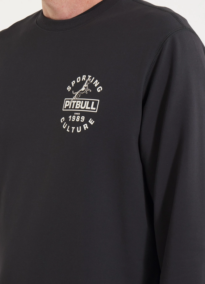 Bluza męska bez kaptura Pitbull Pit Bull Physical Culture czarna