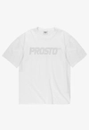 Koszulka męska t-shirt oversize Prosto Big Log biała