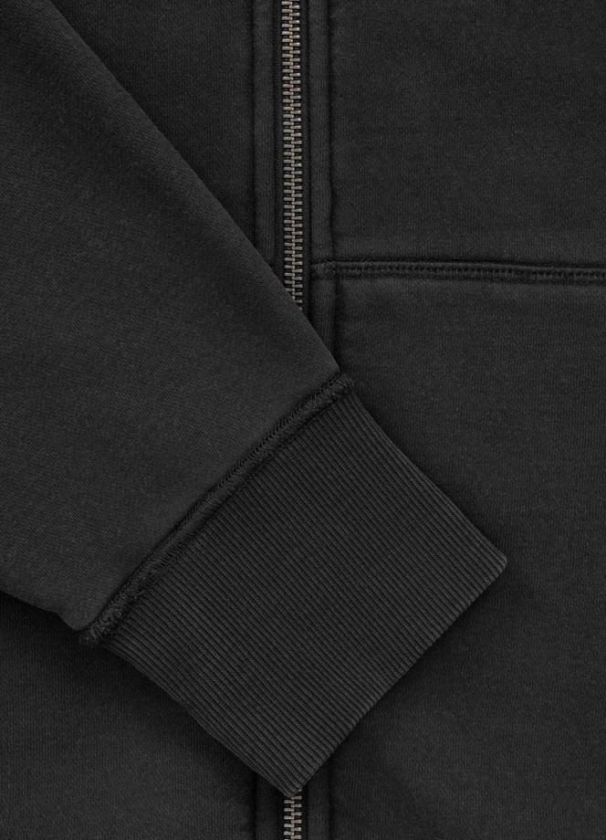 Bluza męska rozpinana z kapturem Pit Bull Hackett grafitowa