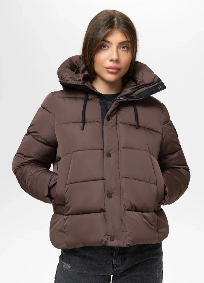 Kurtka damska zimowa Pit Bull Amalia brązowa