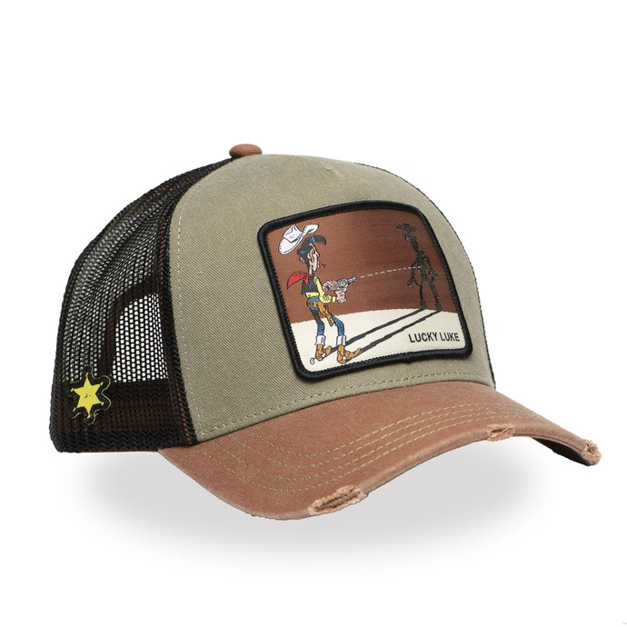 Czapka z daszkiem Capslab Lucky Luke brązowo/zielono/czarna