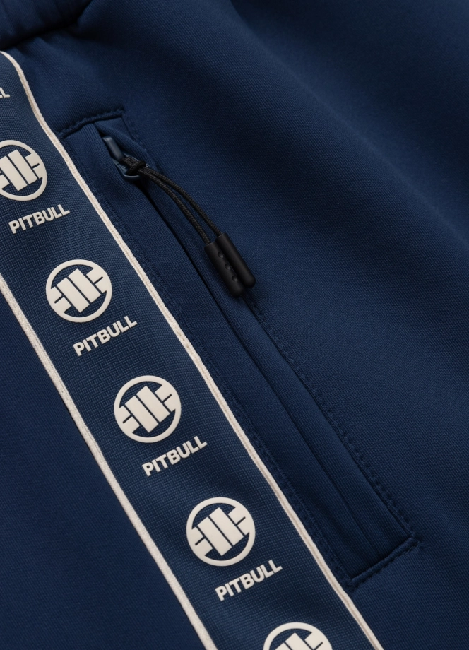 Komplet dresowy krótki Pitbull Pit Bull Powers niebieski
