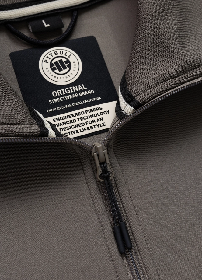 Bluza męska rozpinana Pit Bull Powers 26 taupe