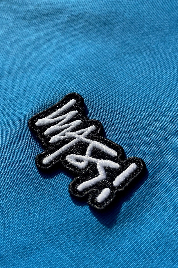 Koszulka męska t-shirt Mass Dnm Signature Patch niebieska