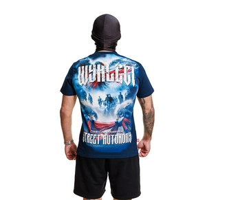 Koszulka męska t-shirt Street Autonomy Wyklęci granatowa