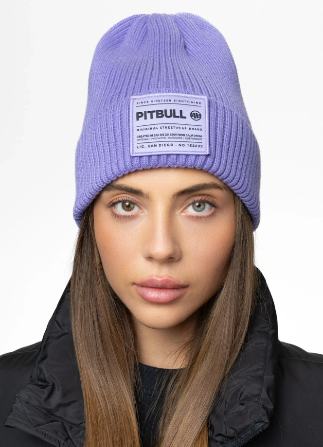Czapka zimowa Pit Bull Beanie Dock fioletowa