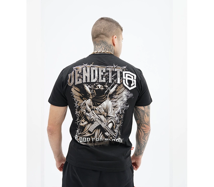 Koszulka męska t-shirt Street Autonomy Vendetta czarna