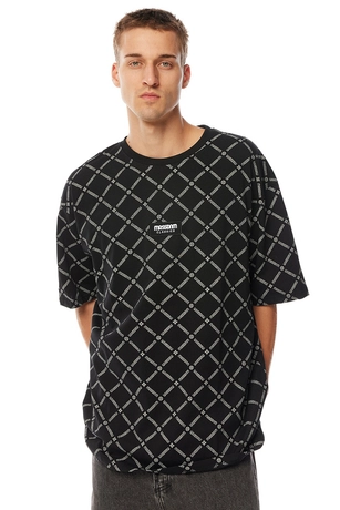 Koszulka męska t-shirt Mass Dnm Monogram czarna