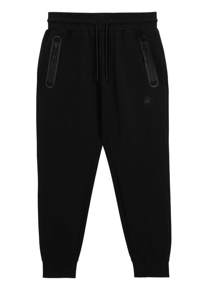 Spodnie męskie dresowe Pitbull Pit Bull Dogwood czarne