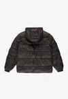 Kurtka zimowa męska Prosto Puffer 404 ciemno brązowa