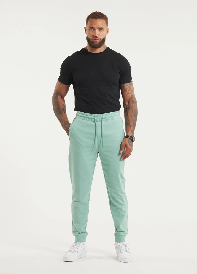 Spodnie męskie dresowe Pitbull Pit Bull Nugget miętowe zielone