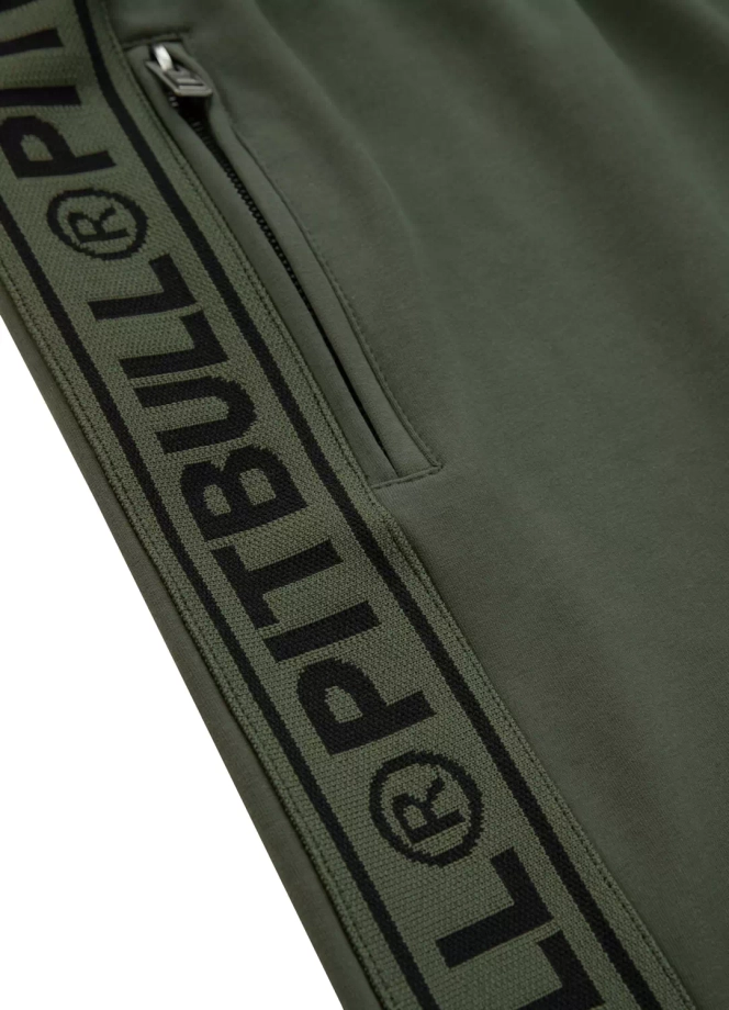 Spodnie dresowe męskie Pitbull Byron Pit Bull oliwkowe