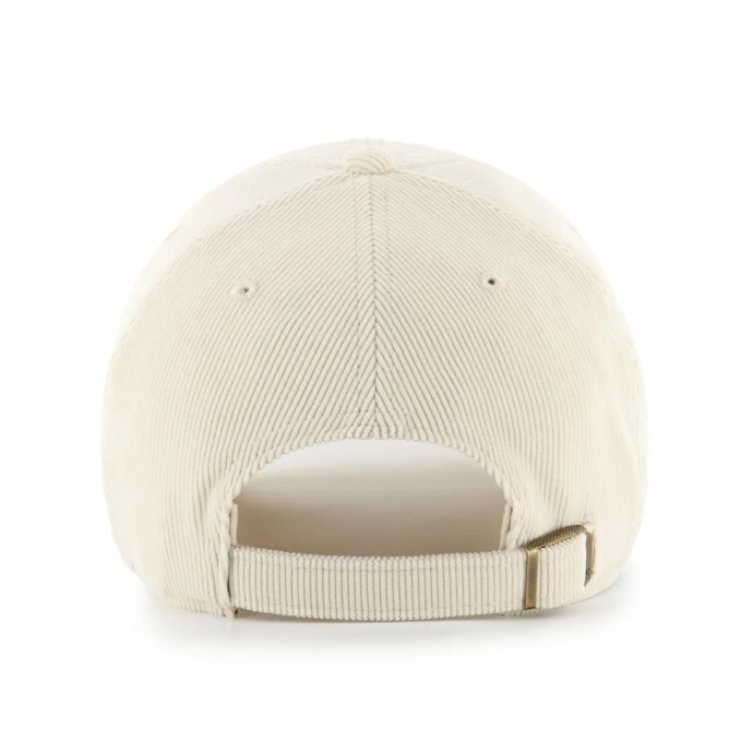 Czapka z daszkiem sztruksowa 47 Brand Oakland Athletics Crosspatch Clean Up kremowa