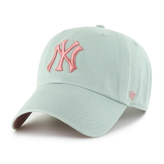 Czapka z daszkiem 47 Brand New York Yankees Ballpark Clean Up miętowa zielona 