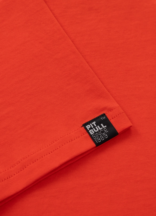 Koszulka męska T-Shirt Pit Bull Pitbull Small Logo 25 czerwona