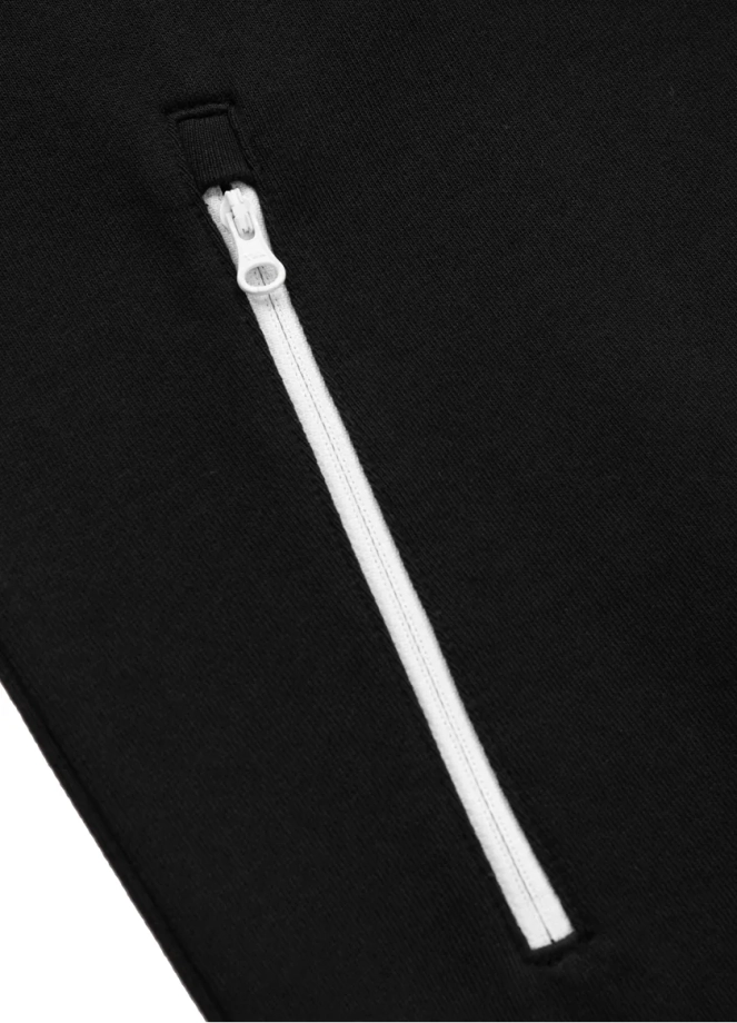 Bluza męska rozpinana z kapturem Pitbull Pit Bull Drive czarna