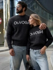 Sweter damski Olavoga VILLA brązowy