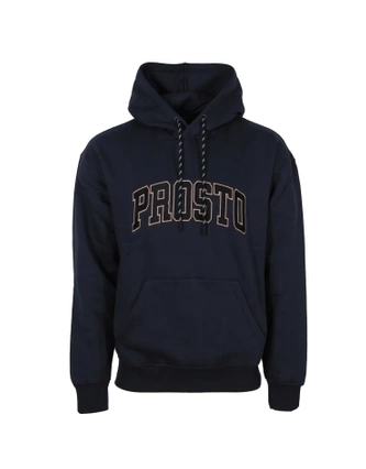 Bluza męska z kapturem Prosto Klasyk College99 hoodie granatowa