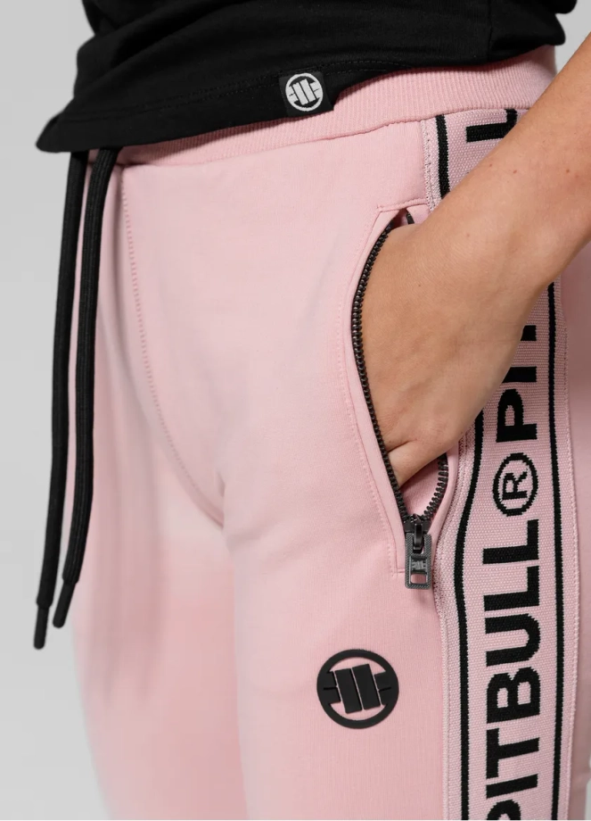 Spodnie dresowe damskie Pitbull Pit Bull Judith różowe