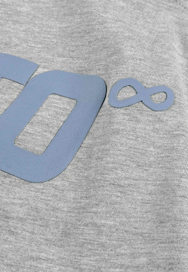 Koszulka męska t-shirt oversize Prosto Big Log Infinity szara