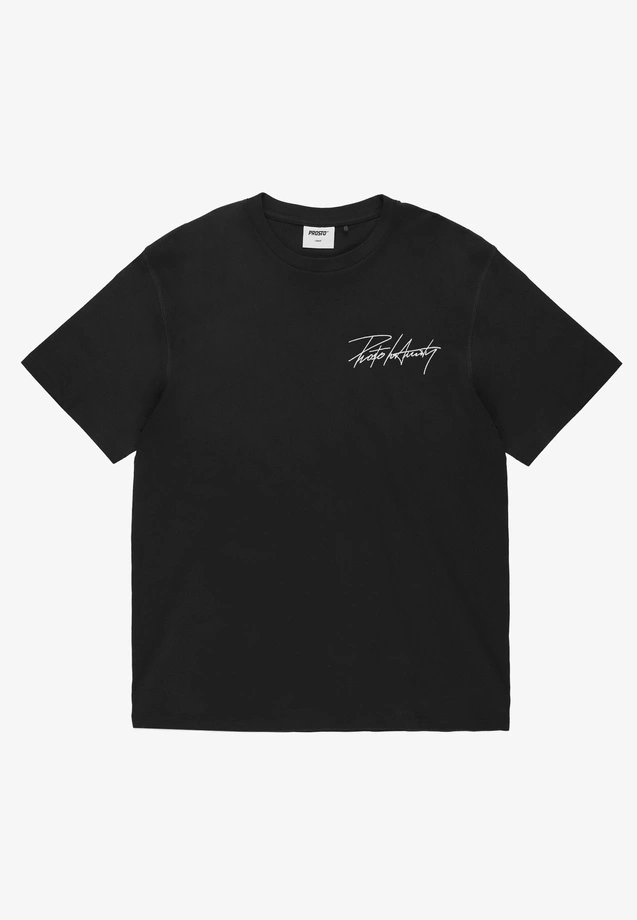Koszulka męska t-shirt oversize Prosto Club czarna