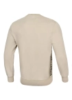 Bluza męska bez kaptura Pitbull Albion Pit Bull crewneck beżowa