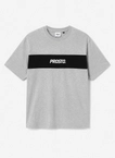 Koszulka męska t-shirt Prosto Root szaro/czarna