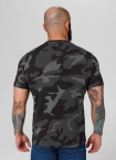 Koszulka męska T-Shirt Pit Bull Pitbull Classic Boxing Slim Fit czarna camo