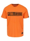 Koszulka męska T-Shirt Pit Bull Pitbull Eighty Nine Dog 25 pomarańczowa