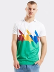 Koszulka Polo Stoprocent Dart white/green