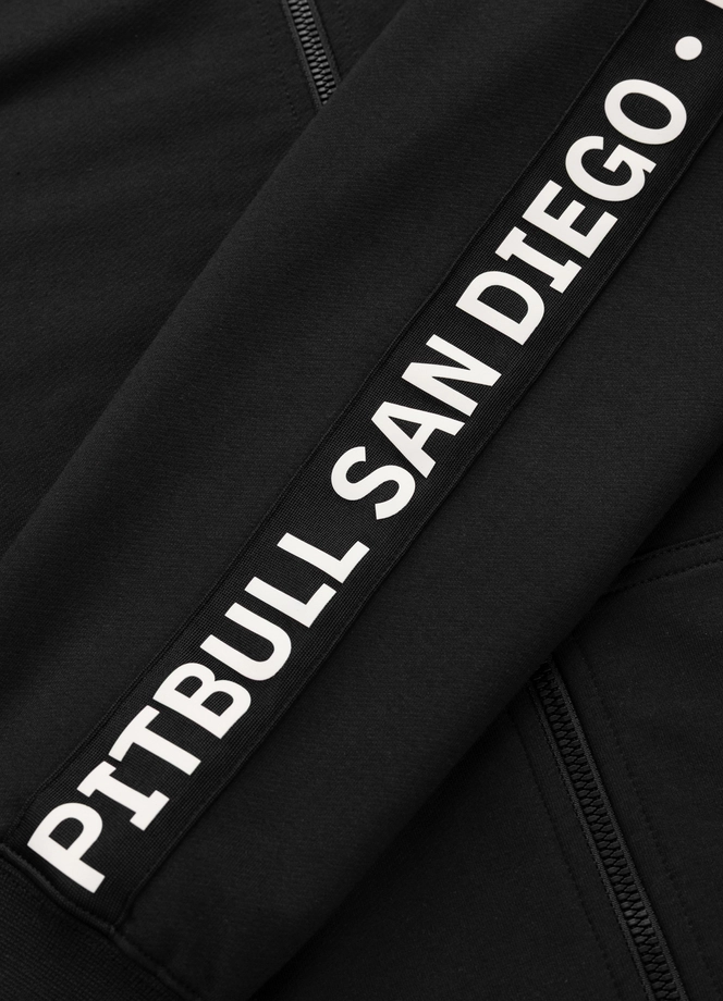 Komplet dresowy męski Pit Bull Tape Parker czarny