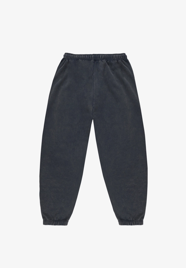 Spodnie dresowe męskie oversize Prosto Team Washed granatowe