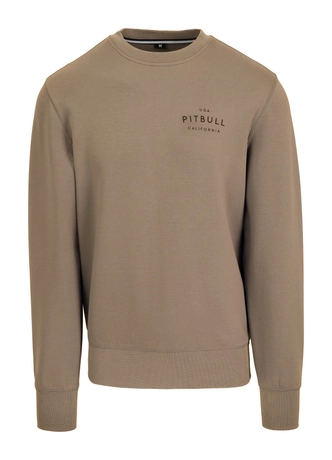 Bluza męska bez kaptura Pit Bull Sampson 25 beżowa