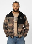 Bluza męska polarowa z kapturem rozpinana Pit Bull Joyner woodland camo