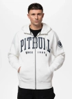 Bluza męska rozpinana z kapturem Pit Bull Norton off white biała