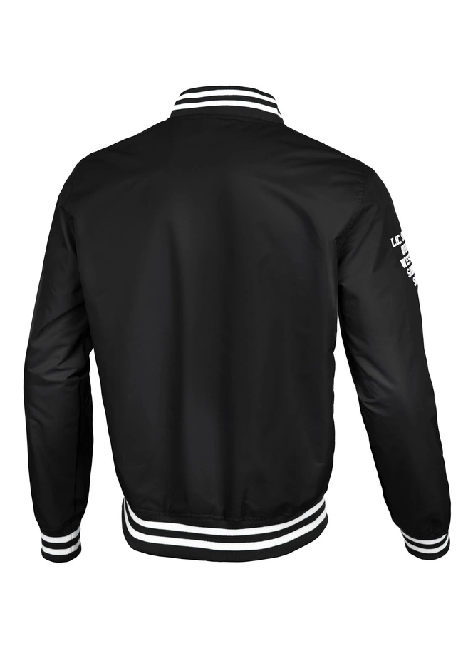 Kurtka męska przejściowa wiosenna Pit Bull Tyrian 2 Varsity Jacket czarna