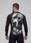 Koszulka męska rashguard Pitbull Longsleeve Blacky czarna