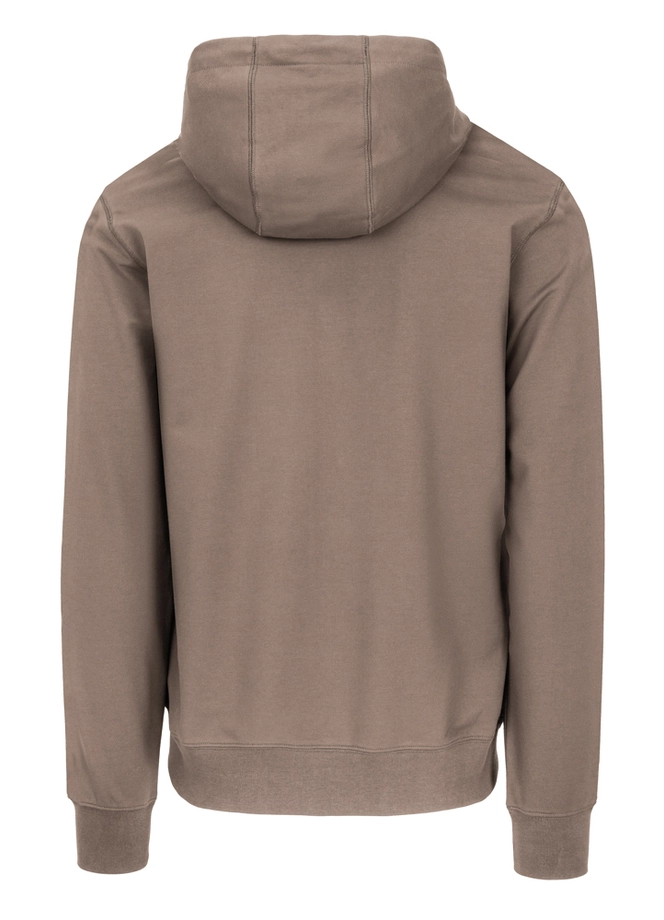 Bluza męska rozpinana z kapturem Pitbull Small Logo Nugget brązowa