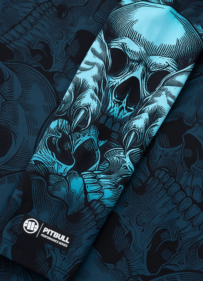 Koszulka męska rashguard Pitbull Longsleeve Guardian Angel czarna