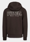 Bluza męska rozpinana z kapturem Pit Bull Ruffin Detroit brązowa
