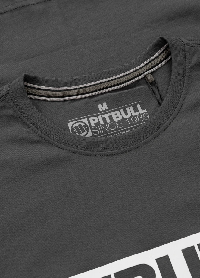 Koszulka męska T-Shirt Pitbull Hilltop grafitowa