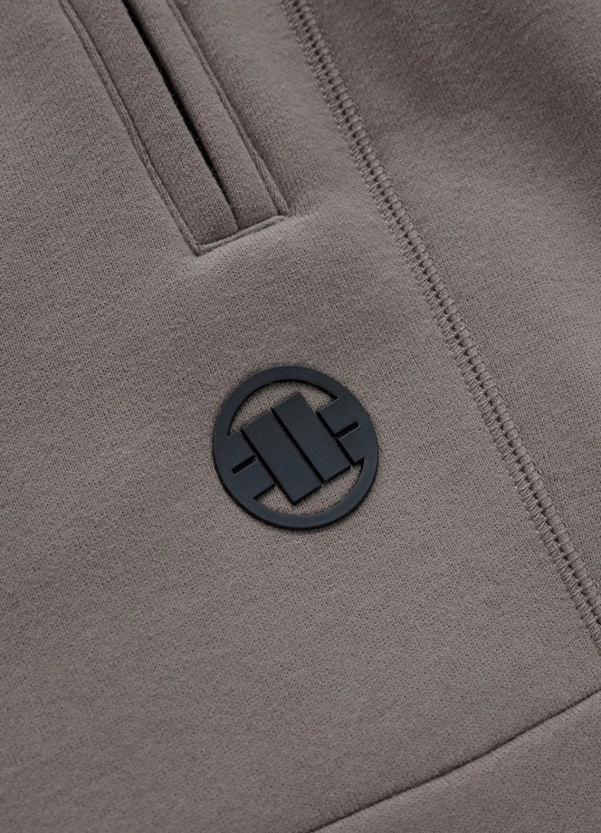Spodnie męskie dresowe Pit Bull Small Logo HD taupe