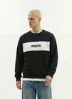 Bluza męska Prosto Root crewneck czarna